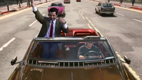 Mr Bean in Cyberpunk 2077