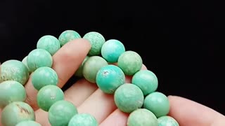 Turquoise Stone11-13 mm Beaded Bracelet Healing Bracelet Handmade Jewelry 20240216-05-08
