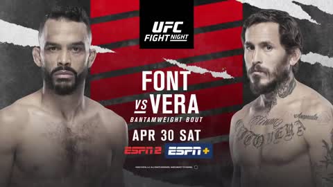UFC Vegas 53: Font vs Vera - April 30 | Fight Promo