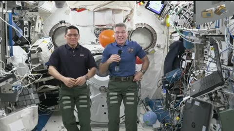 Expedition 69 Space Station Crew Answers Galveston, Texas, Student Questions - Aug. 14, 2023