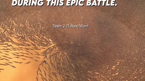 1 Million ostriches vs 100.000 T-REX who will win