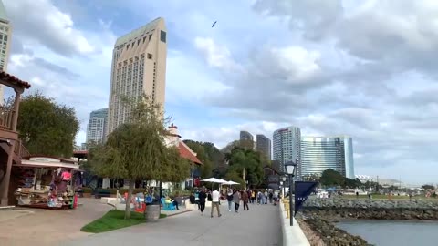 Seaport Village in San Diego, California