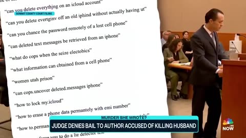 Judge denies bail to author accused of killing her husband