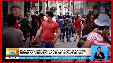 Blackpink, nanawagankontra climate change,gutom at kahirapan sa U.N.General Assembly