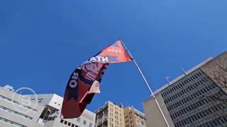 Protestors CLASH Outside Courthouse Ahead of Trump Arraignment