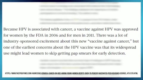 The CDC Proves to Be Liars AGAIN as HPV-Related Cancers Increased over the Past 15 Years