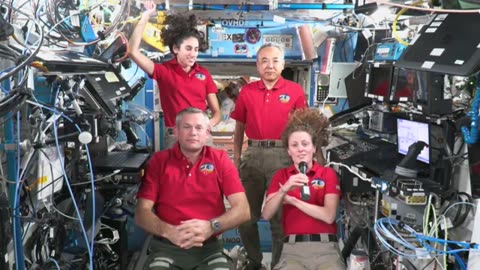Thanksgiving Message from the International Space Station