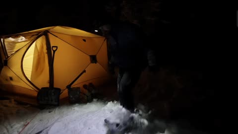 Extreme Frozen Cory Tent A Snowy Night | Jay Legere Source