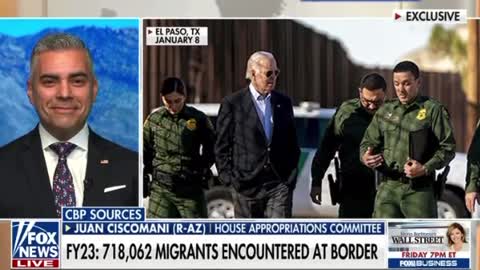 Rep Juan Ciscomani: Record Illegal Border Crossings Set Under Biden - Biden's Visit to the Border