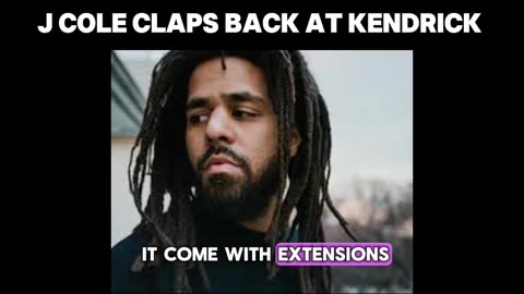 J.cole responds to Kendrick Lamar