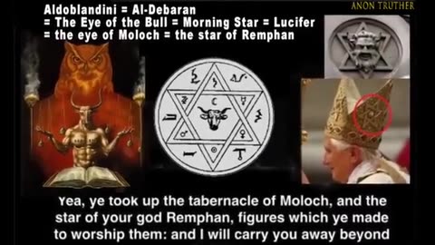 Il culto massonico alla stella del toro Aldebaran del dio mesopotamico Remphan assimilabile a Baal/Moloch e del culto occulto di Saturno nelle società segrete e nei culti misterici egizio-greco-romani del culto di Satana DOCUMENTARIO questo è satanismo