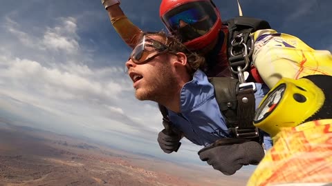 Skydiving for the first time