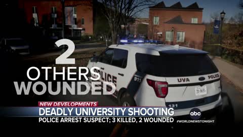 3 dead, 2 injured in shooting at University of Virginia