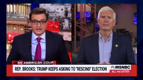 Mo Brooks Challenges Chris Hayes to Debate Election Fraud!
