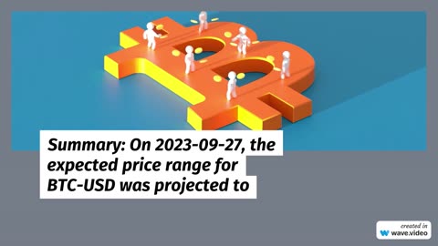 Bitcoin Expected Price Range for 9-27-23