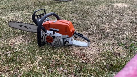 STIHL Chainsaw - How to Start - MS 291