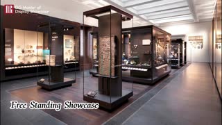 DG display showcase can provide you with 6 types of museum showcases