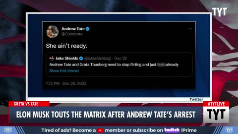 Watch as 'The young turks' blatantly lie about Andrew Tate