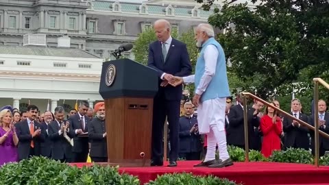 President Biden welcomes PM Modi to the US