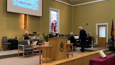 January 28, 2024 Service at the Georgina Community Church of the Salvation Army