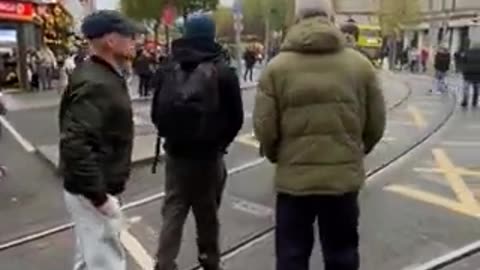 Tensions high as locals gather in Dublin Ireland following attack on children