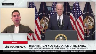 President Biden good news after collapse of two U.S. banks | full video