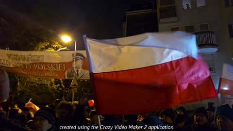 Poznań protests! Demonstration in front of the TVP headquarters 21/Dec/2023
