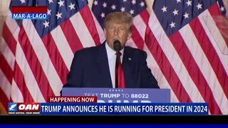 Trump announces he is running for President in 2024