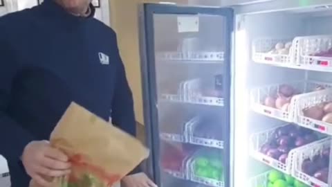 potato vending machine smart fridge by weight sensing