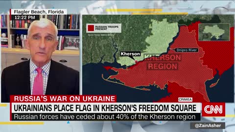 Retired Lt. Gen. on Ukraine pushing Russia out of Kherson