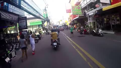 A Ride Down Soi Buakhao Pattaya Thailand 2015 Vlog-001