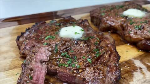 Air Fryer Steak _ Juicy and Tender Ribeye Steak