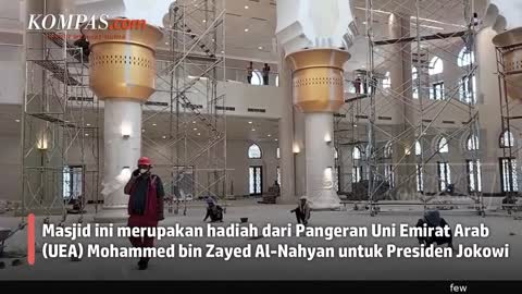 Jokowi dan Presiden UEA Akan Shalat di Masjid Raya Sheikh Zayed Saat Peresmian_1