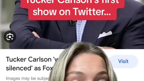 Tucker Carlson’s first show on Twitter…