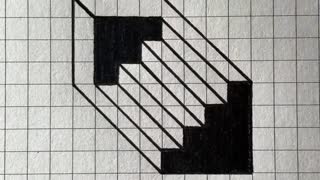 Escaleras 3D Pt.2 #draw #drawing