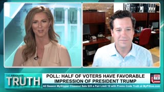 HALF OF VOTERS HAVE FAVORABLE IMPRESSION OF PRESIDENT TRUMP