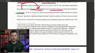 Robert Gouveia Esq. - Trump Prosecution DENIED by Judge Cannon in Witness List Order