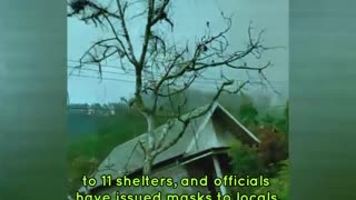 Footage of eruption of Semeru volcano in Indonesia! Thousands of people evacuated from Java