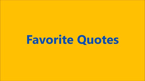 Favorite Quotes - RGW Quoting