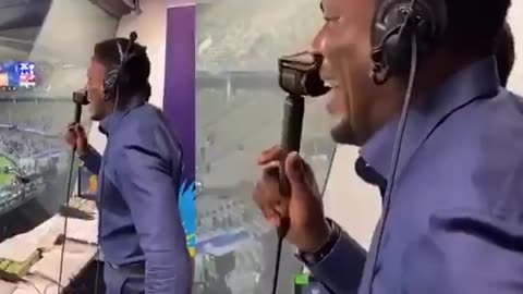 Epic Reaction of Cricket commentator