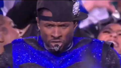 Usher Superbowl haft time show.