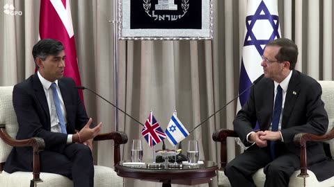 'We stand with you' - Britain's Sunak in Israel