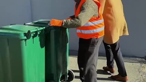 Act of Kindness: Helping Elderly Janitor