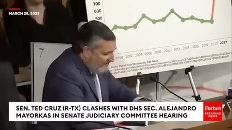 Shocking Moment- Ted Cruz Asks Mayorkas Question That Went Viral
