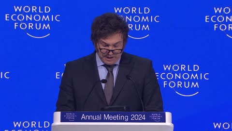 WEF 2024 Javier Milei, President of Argentina : Socialism is the worst evil of all times