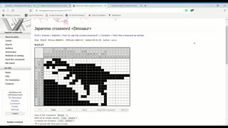 Nonograms - Dinosaur