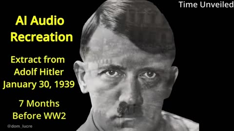 Ever wonder why Hitler's speeches was never English translated? (See Description)