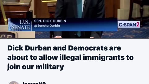 Democrats trying to put illegals in our military, ye lizards asking to be tar and feathered