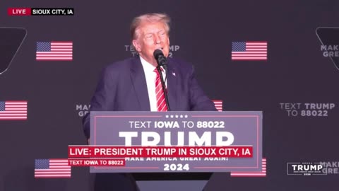 Trump in Sioux City, IA Oct 29th