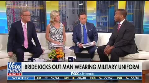 John James reacts to bride who kicked military man out of her wedding